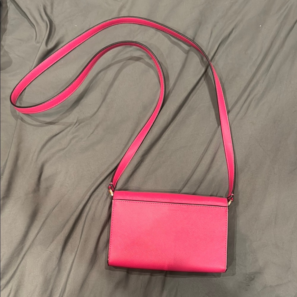 Kate Spade Vibrant Pink Crossbody Bag - Picture 4 of 5